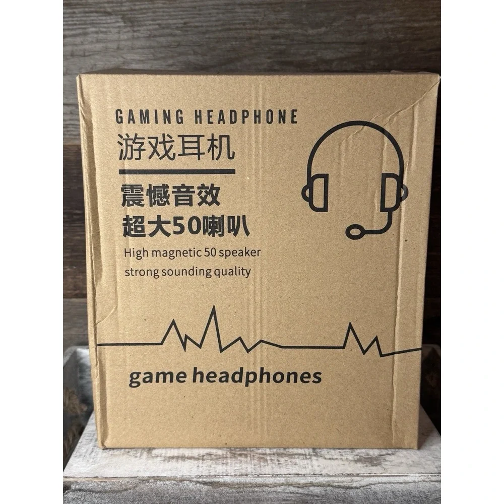🎧 Pro-Level Gaming Headset Wired‎ w/ Mic | LED Lights | Noise Cancel | NEW